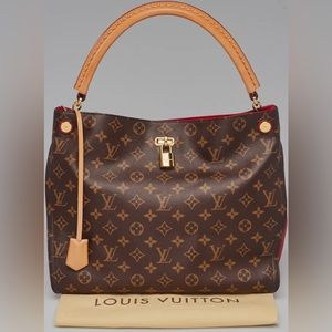 LOUIS VUITTON Monogram Canvas Cerise Gaia Bag